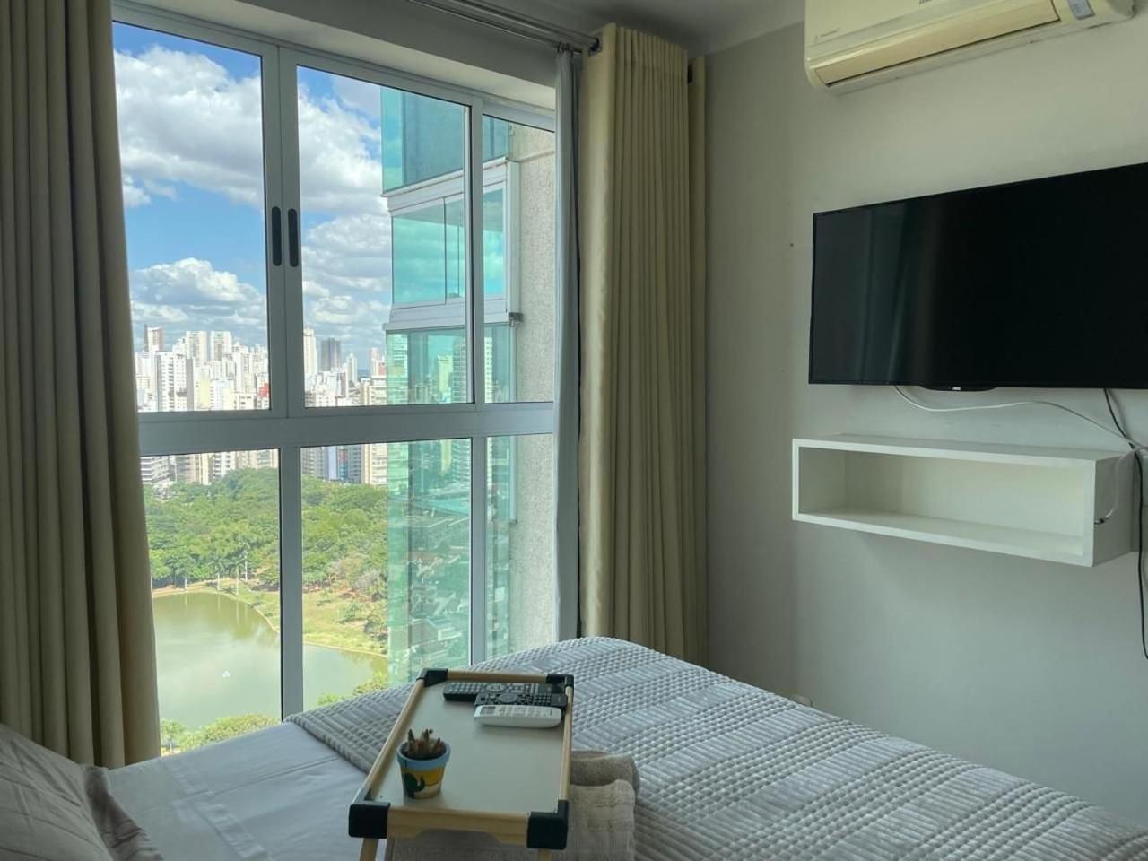 Moderno Flat Com Vista Para O Parque Vaca Brava Гояния Экстерьер фото