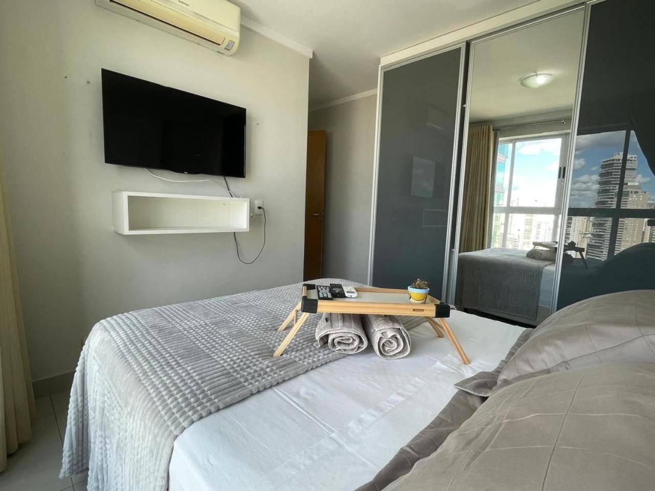 Moderno Flat Com Vista Para O Parque Vaca Brava Гояния Экстерьер фото